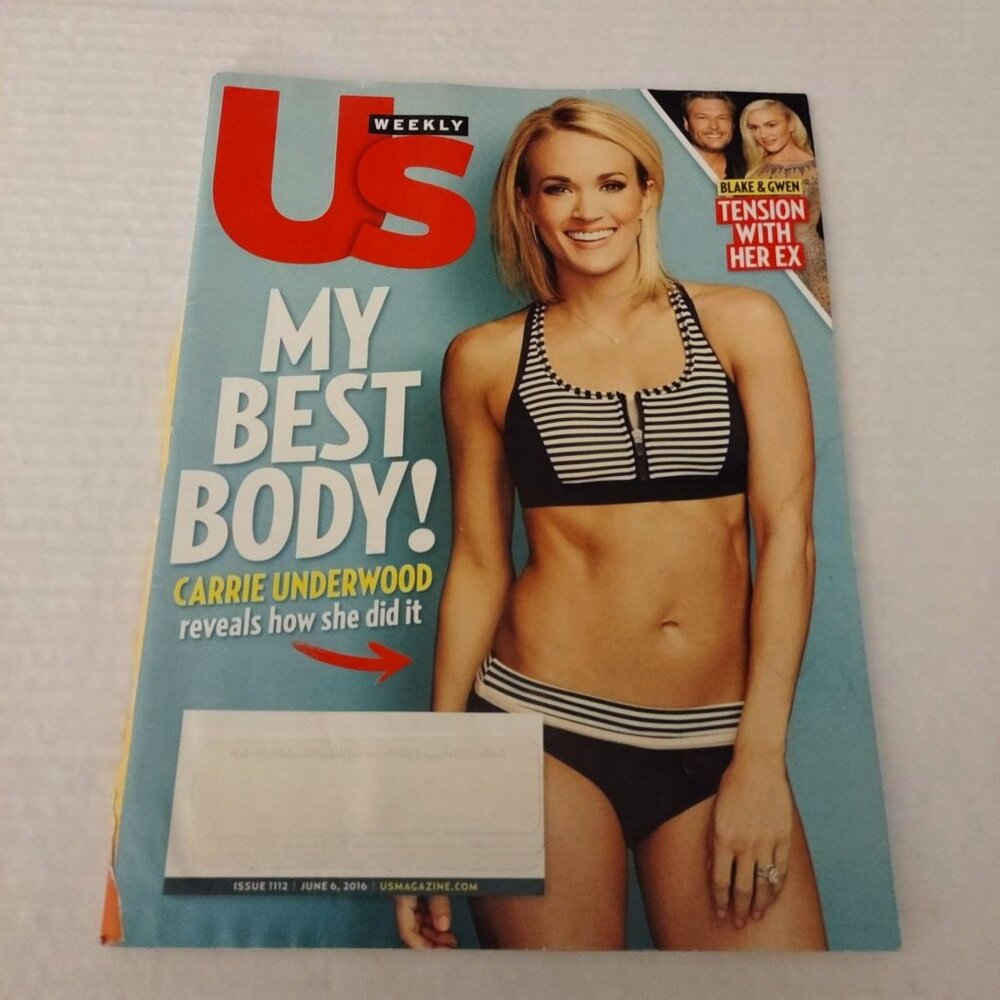 US WEEKLY MAGAZINE -JUNE 6, 2016-CARRIE UNDERWOOD-VINTAGE